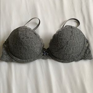 2FOR15 Gilly Hicks Grey Lace push-up bra